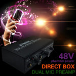 LINEPAUDIO A961 مضخم ميكروفون ثنائي القناة لمضخم جيتار كهربائي وباس كهربائي، A961