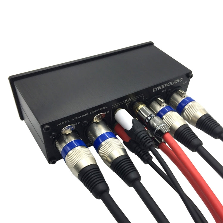 LINEPAUDIO A967 مضخم صوت سلبي متوازن بالكامل مع تحكم في حجم مكبر صوت نشط بقناتين، A967