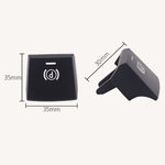 Auto Parking Switch Cover Replacement Handbrake P Key Button 61316822518 for BMW 5 / 6 Series 2009-2014/06, Parking Switch Cover for BMW 5 / 6 Series 2009-2013