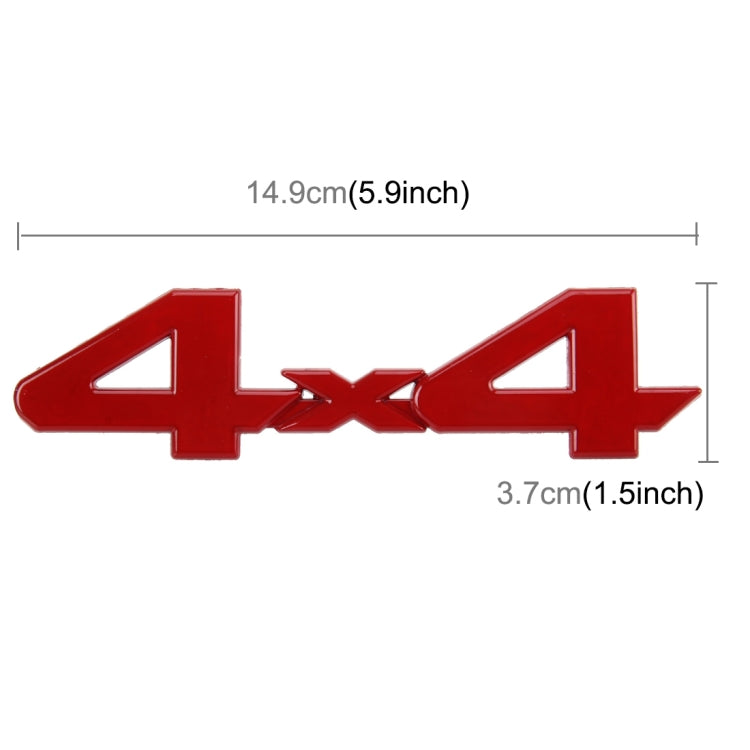 Auto Sticker Metal Fashion Car Stickers Auto Chrome Car Styling-covers Car Personality Accessories, 4X4 Sticker