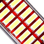2 PCS DC 12V 3W 36MM Bicuspid Car Door Lamps Registration Mark light Dashboard Dome Door Lights LED Reading Lamp with 16 LED SMD 3014 Lights White, 36MM