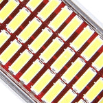 2 PCS DC 12V 6W 41MM Bicuspid Car Door Lamps Registration Mark light Dashboard Dome Door Lights LED Reading Lamp with 33 LED SMD 3014 Lights White, 41MM