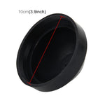 2 PCS K100 Universal Car LED Headlight HID Xenon Lamp Silicone Dust Cover Seal Caps Car Dust Cover Waterproof Dustproof Sealing Headlamp Cover for Car Retrofit, Inner Diameter: 10cm, Inner Diameter: 10cm