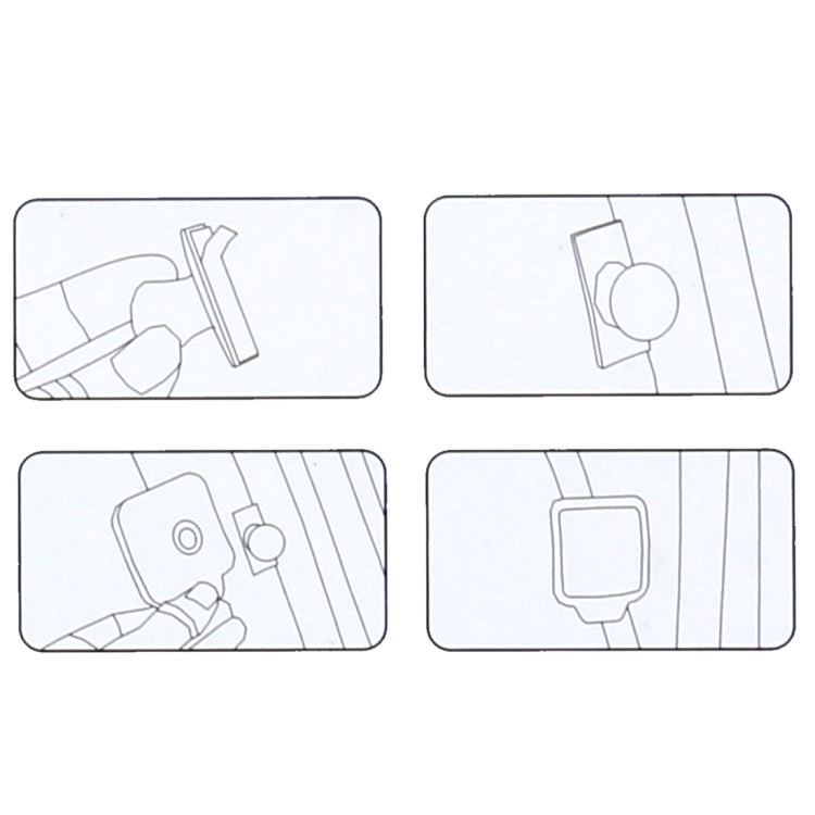 3R-2130 Car Truck Interior Adjustable Wide Angle Rear View Blind Spot Mirror, Size: 7*6.5*1cm, 3R-2130