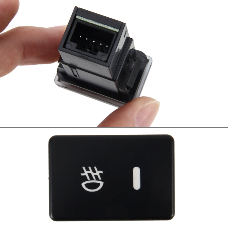 Car Fog Light Lamp Indicator 5 PIN On and Off Button Switch Control Auto Car Fog Light 5 Pin Switch On-Off Button Switch for Toyota, Small Size: 5*2.2*1.7cm, Without Cable