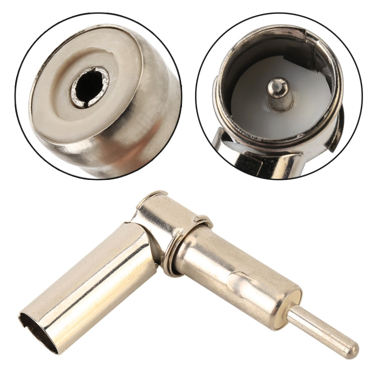 1 Set Car Vehicles Radio Stereo Aerial Antenna Mast Male and Female Adapter Connector Plug, Male / Female Adapter