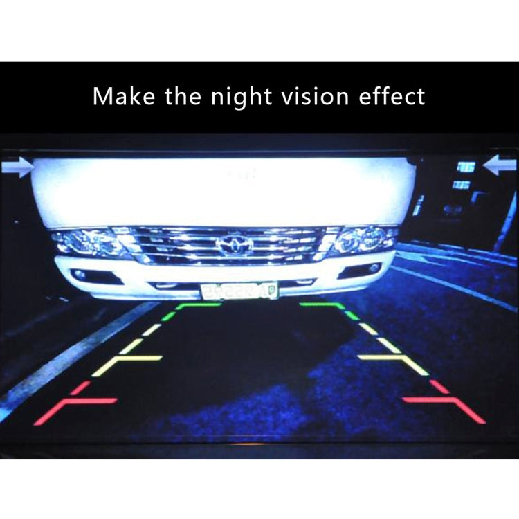 720×540 Effective Pixel PAL 50HZ / NTSC 60HZ CMOS II Universal Waterproof Car Rear View Backup Camera Aluminum Alloy Cover, DC 12V, Wire Length: 4m, 4m