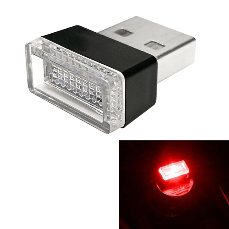 Universal PC Car USB LED Atmosphere Lights Emergency Lighting Decorative Lamp, Red Light, Yellow Light, Ice Blue, Blue Light, Pink Light, Green Light