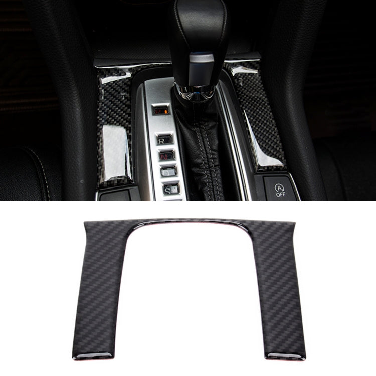 Carbon Fiber 3D DIY Shift Gear Panel Knob Cover Trim Decorative Sticker for Honda Civic 10th Gen 2016-2019, Shift Gear Sticker