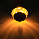 Pair Motorcycle Turn Signal Light Grip Bar Plug Strobe Side Marker End LED Handlebar Lamp, Turn Double Light, Red Light