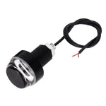 Pair Motorcycle Turn Signal Light Grip Bar Plug Strobe Side Marker End LED Handlebar Lamp, Red Light, Turn Double Light