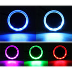 Pair Motorcycle Turn Signal Light Grip Bar Plug Strobe Side Marker End LED Handlebar Lamp, Red Light, Turn Double Light