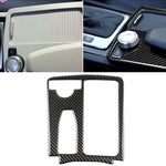 Car Carbon Fiber Left Drive Gear Position Panel Decorative Sticker for Mercedes-Benz W204 2007-2013 / W212 2010-2012, Left Drive Gear Position (W212)