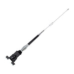 PS-512 Universal Car Decoration Extensile Aerial Glass-mount Cellular Antenna, Length: 60cm Black silver
