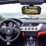 شاشة سيارة ملونة TFT-LCD خلفية بقياس 7 بوصة ودقة 480*234 مع مشغل MP5 وبلوتوث، تدعم وظيفة الشاشة العكسية التلقائية، 7 بوصة 480*234