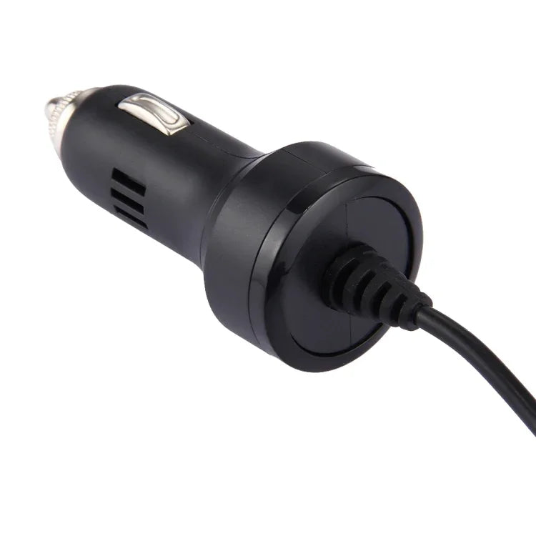 شاحن سيارة USB-C / Type-C بقوة 2.4 أمبير للسفر لجهاز نينتندو سويتش، طول الكابل: 2 متر (أسود)، شاحن سيارة
