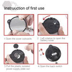 Retractable Vehicle Car Chassis Telescoping Inspection Mirror with 1 PCS 5mm LED Light, Mirror Diameter: 55mm, Max Expanding Length: 940mm, Diameter: 55mm, Max Expanding Length: 940mm