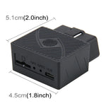 جهاز تحديد موقع السيارة OBD GPS (GPS+2G GSM+رسائل SMS / GPRS) نظام رباعي النطاق يدعم السياج الإلكتروني والاستعلام عن الموقع عبر الرسائل النصية، OBD GPS