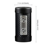 4 inch Round Shape Stereo Motorcycle / Car / Household Subwoofer, Built-in Bluetooth, Support TF Card & U Disk Reader, with Remote Control