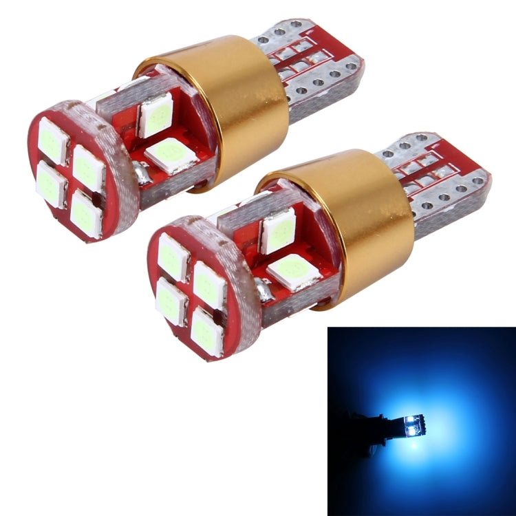2 قطعة مصباح سيارة T10 3W تيار ثابت مع 12 مصباح SMD-3030، DC 9-18V، 12 مصباح SMD-3030