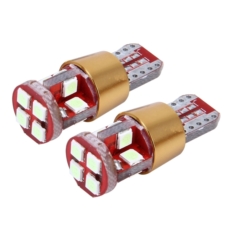 2 قطعة مصباح سيارة T10 3W تيار ثابت مع 12 مصباح SMD-3030، DC 9-18V، 12 مصباح SMD-3030