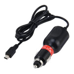 محول شاحن USB صغير عالمي لكاميرا DVR للسيارة ونظام الملاحة GPS، مدخل 10V - 48V، مخرج 5V 2A، طول الكابل: 1 متر، طول كابل USB صغير: 1 متر