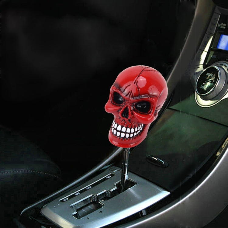 Universal Skull Head Shape ABS Manual or Automatic Gear Shift Knob  with Three Rubber Covers Fit for All Car, Skull Head Shape 1, Skull Head Shape 2, Skull Head Shape 3