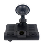كاميرا سيارة DVR بشاشة IPS بحجم 4.0 بوصة، 5.0 ميجا بكسل، زاوية واسعة 170 درجة، دقة كاملة HD 1080P، 3 قنوات فيديو، تدعم إضاءة للرؤية الليلية / رؤية خلفية / بطاقة TF (بحد أقصى 32 جيجابايت) / مستشعر G / كشف الحركة، 170 درجة