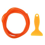 5m Flexible Trim For DIY Automobile Car Interior Moulding Trim Decorative Line Strip with Film Scraper