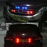 Car Styling Solar Warning Flash LED Anti-collision Decorative Light, Decorative Light