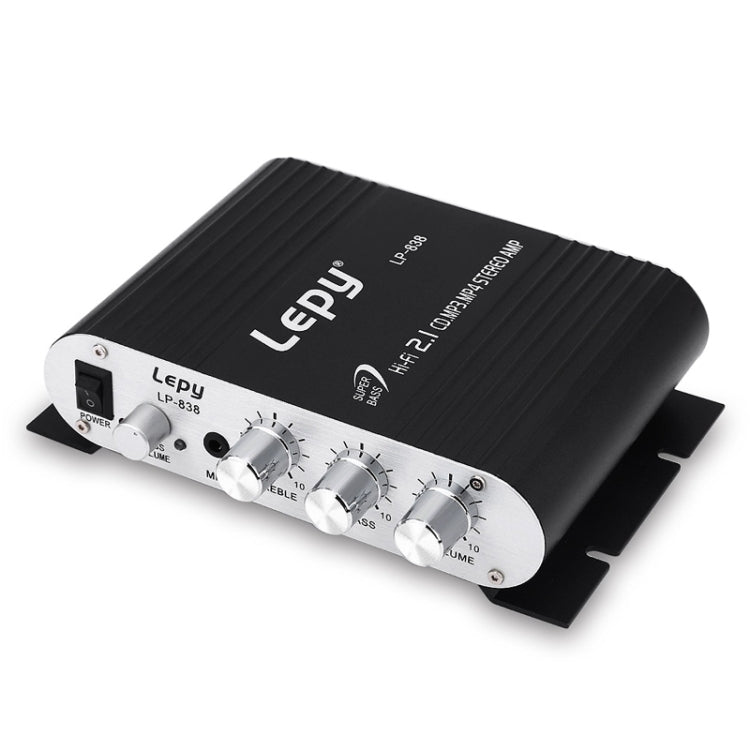 مضخم صوت سيارة 2.1 قناة HIFI مع مضخم صوت جهير، يدعم MP3