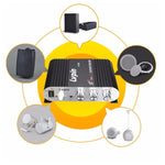 مضخم صوت سيارة 2.1 قناة HIFI مع مضخم صوت جهير، يدعم MP3