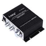 LP-2020A مضخم صوت HIFI للسيارة والمنزل، يدعم MP3، قابس المملكة المتحدة مع مزود طاقة 3 أمبير، قابس المملكة المتحدة
