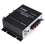 LP-2020A مضخم صوت HIFI للسيارة والمنزل، يدعم MP3، قابس المملكة المتحدة مع مزود طاقة 3 أمبير، قابس المملكة المتحدة