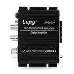 LP-2020A مضخم صوت HIFI للسيارة والمنزل، يدعم MP3، قابس المملكة المتحدة مع مزود طاقة 3 أمبير، قابس المملكة المتحدة
