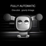 Big Eyes Pattern Gravity Cartoon Air Vent Car Mount Phone Holder, Big Eyes(Black), Big Eyes(Silver)