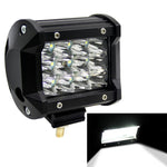 4 inch Three Rows Led Light Bar Modified Off-road Lights Roof Light Bar IP67 Waterproof 9W Condenser 6000K 5500LM LED Spotlight Light Searchlight Car LED Work Lights, DC 10-48V, Spot+36W