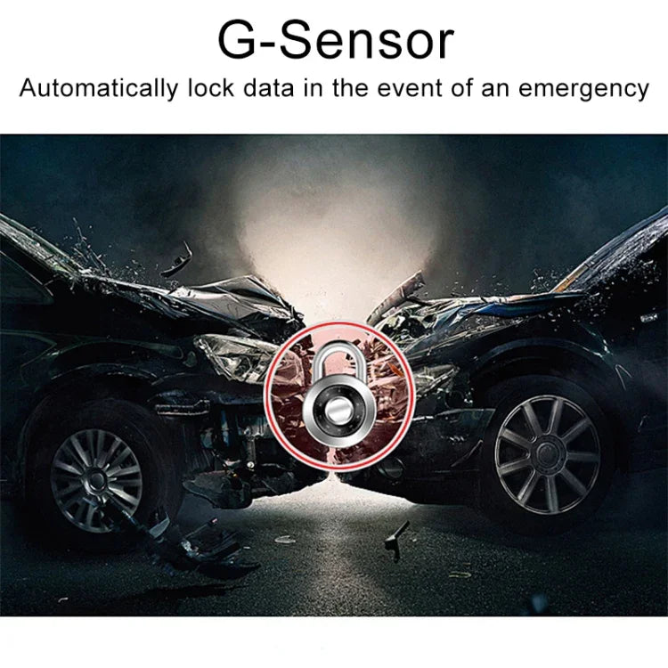 X96 4 inch 2.5D Full HD 1080P Multi-functional Smart Car Dual Lens Video Record Camera Support TF Card / Motion Detection, X96