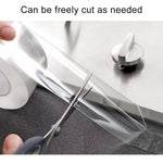 Acrylic Rubber Kitchen and Bathroom Waterproof Moisture-proof Tape Mildew Proof Stickers Size: 5cm x 10m, Thickness: 0.5mm, 5cm x 10m