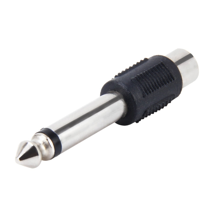 محول صوت ستيريو من 6.35 مم إلى RCA ذكر إلى أنثى، 6.35 مم ذكر إلى RCA أنثى