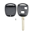 For TOYOTA Car Keys Replacement 2 Buttons Car Key Case with Key Blade, 2 Buttons