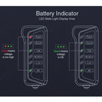 TIROL T16897 12V Auto Car Digital Battery Alternator Tester 6 LED Lights Display, TIROL T16897