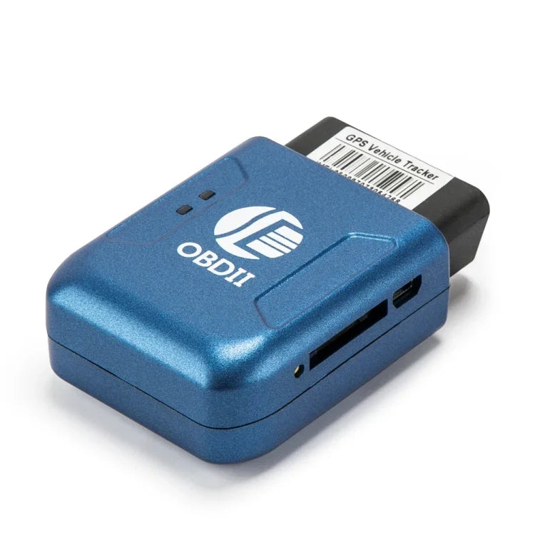 جهاز تتبع GPS TK206 2G OBD2 في الوقت الحقيقي GSM رباعي النطاق مع إنذار اهتزاز مضاد للسرقة GSM GPRS صغير للسيارة، TK206 (أسود)، TK206 (أزرق)