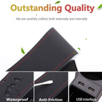 Car Multi-functional Co-pilot Seat Console PU Leather Box Cigarette Lighter Charging Pocket Cup Holder Seat Gap Side Storage Box, Co-pilot Seat