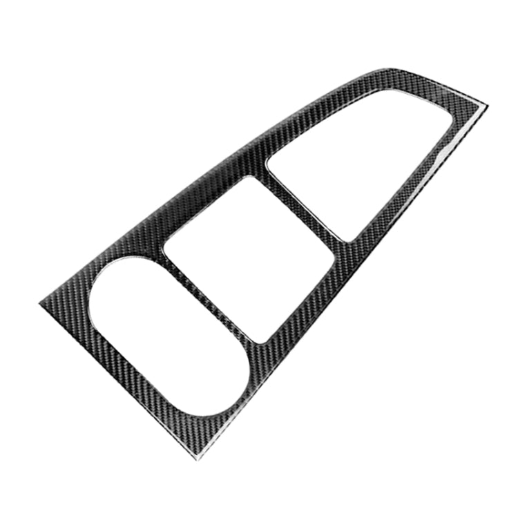 Car Carbon Fiber Gear Position Panel Decorative Sticker for Audi 2017-2018 A4L / 2017-2018 A5 / 2016-2017 A4 B9, Left Drive, Gear Position