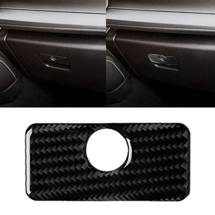 Car Carbon Fiber Glove Box Decorative Sticker for Chevrolet Camaro 2017-2019, Glove Box