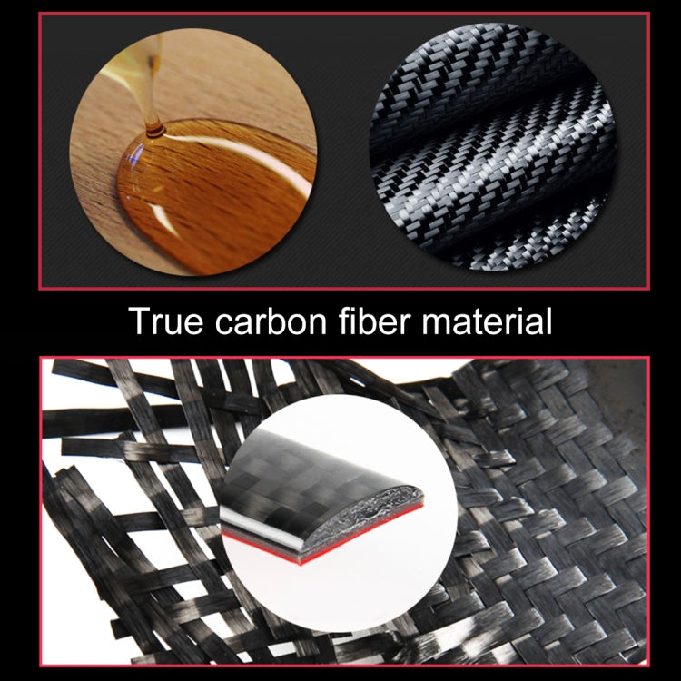 Carbon Fiber Car Steering Wheel Decorative Sticker for Jaguar F-PACE, Steering Wheel