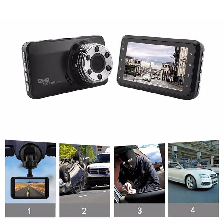 مسجل قيادة مخفي USB للسيارة DVR T638 مع رؤية ليلية عالية الدقة ومراقبة فيديو الرجوع للخلف، T638