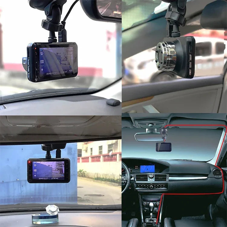 مسجل قيادة مخفي USB للسيارة DVR T638 مع رؤية ليلية عالية الدقة ومراقبة فيديو الرجوع للخلف، T638