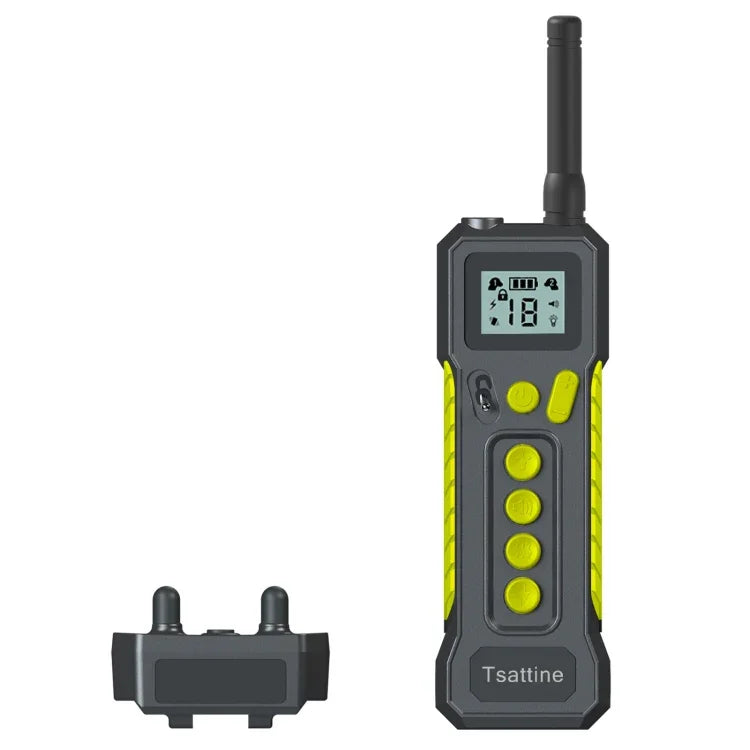 Tsattine T10 جهاز تدريب للكلاب مقاوم للماء IP68 لمسافة 2000 قدم مع شاشة LCD وضوء، T10